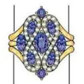 Sterling Silver Semi Mount Ring Setting Oval OV 6X4mm - Syzjewelry